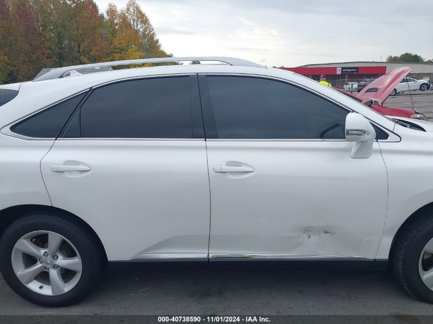 2013 Lexus Rx 350 VIN: 2T2BK1BA8DC211386 Lot: 40738590