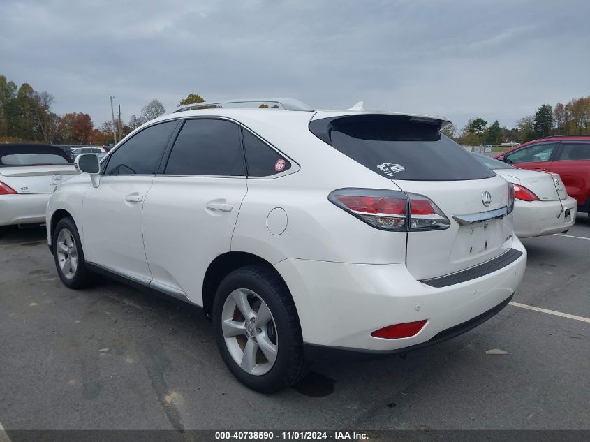 VIN 2T2BK1BA8DC211386 2013 Lexus RX, 350 no.3