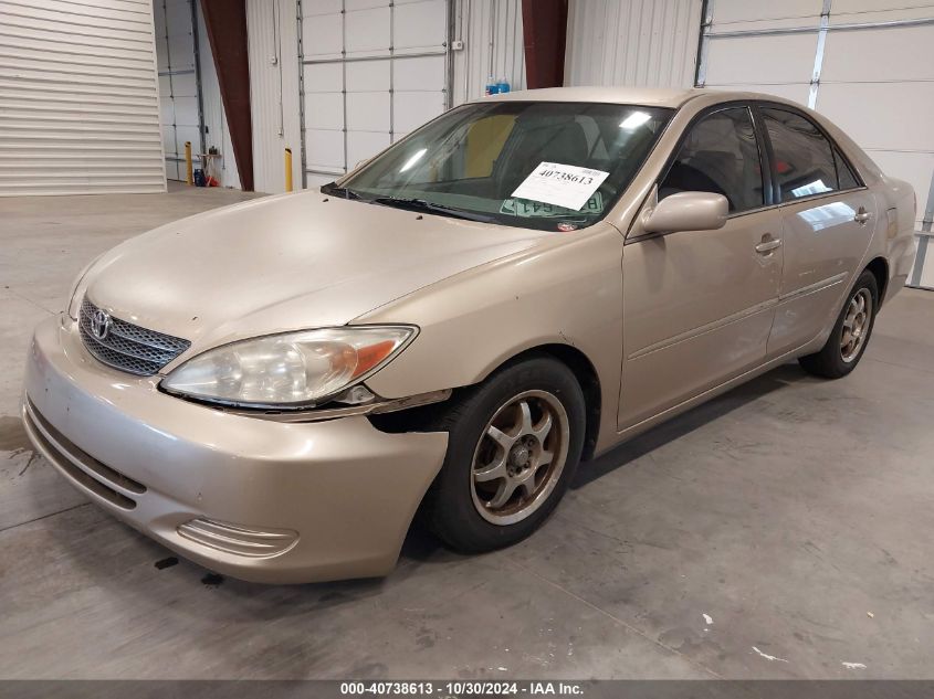 2002 Toyota Camry Le V6 VIN: 4T1BF30KX2U034402 Lot: 40738613