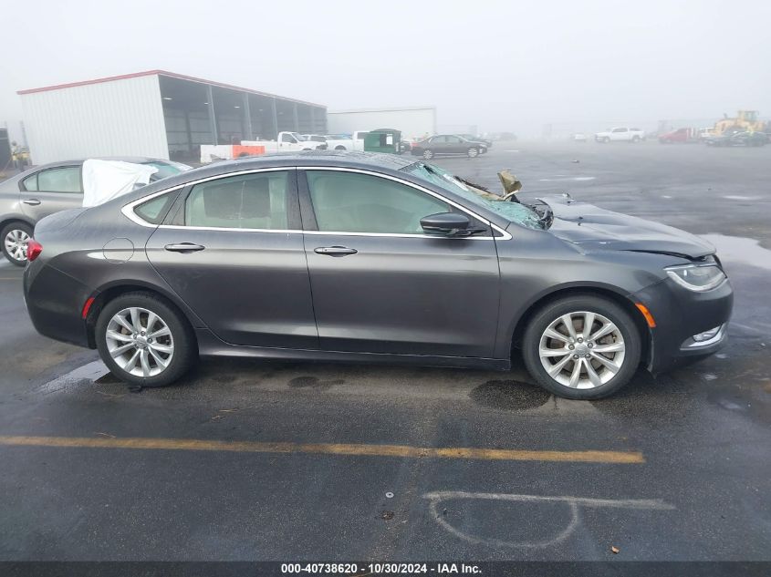 2015 Chrysler 200 C VIN: 1C3CCCCG4FN586216 Lot: 40738620