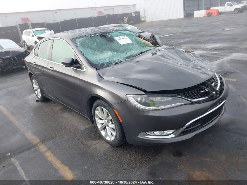 2015 Chrysler 200 C VIN: 1C3CCCCG4FN586216 Lot: 40738620