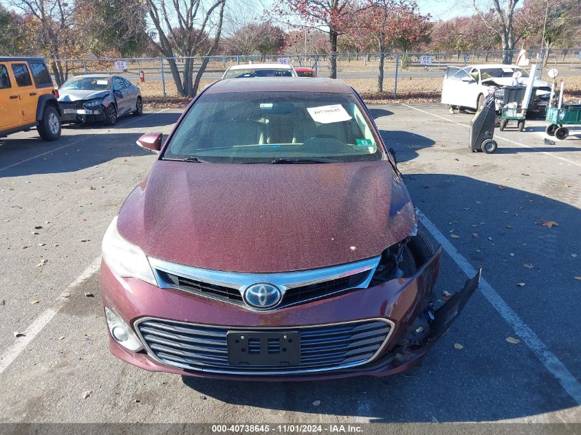 2013 Toyota Avalon Hybrid Limited VIN: 4T1BD1EB8DU014848 Lot: 40738645