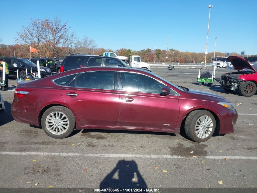 2013 Toyota Avalon Hybrid Limited VIN: 4T1BD1EB8DU014848 Lot: 40738645