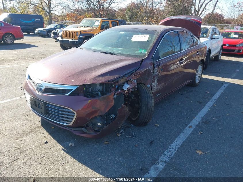 2013 Toyota Avalon Hybrid Limited VIN: 4T1BD1EB8DU014848 Lot: 40738645