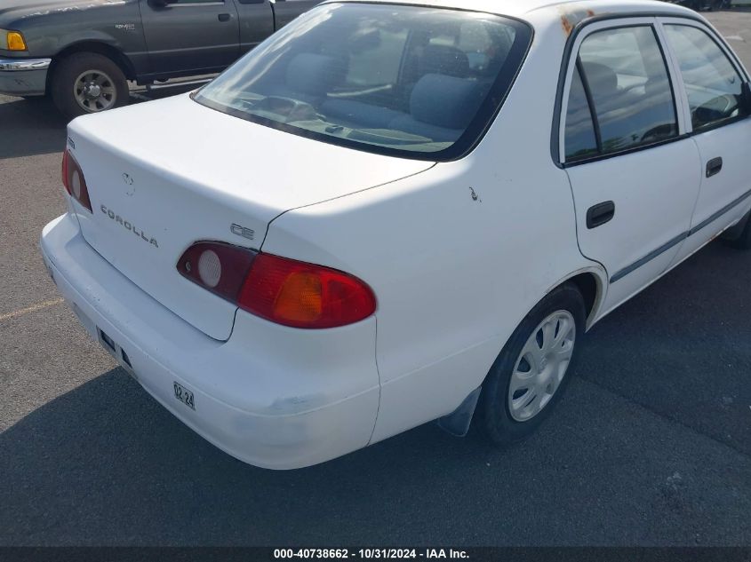 2001 Toyota Corolla Ce VIN: 1NXBR12E21Z520476 Lot: 40738662