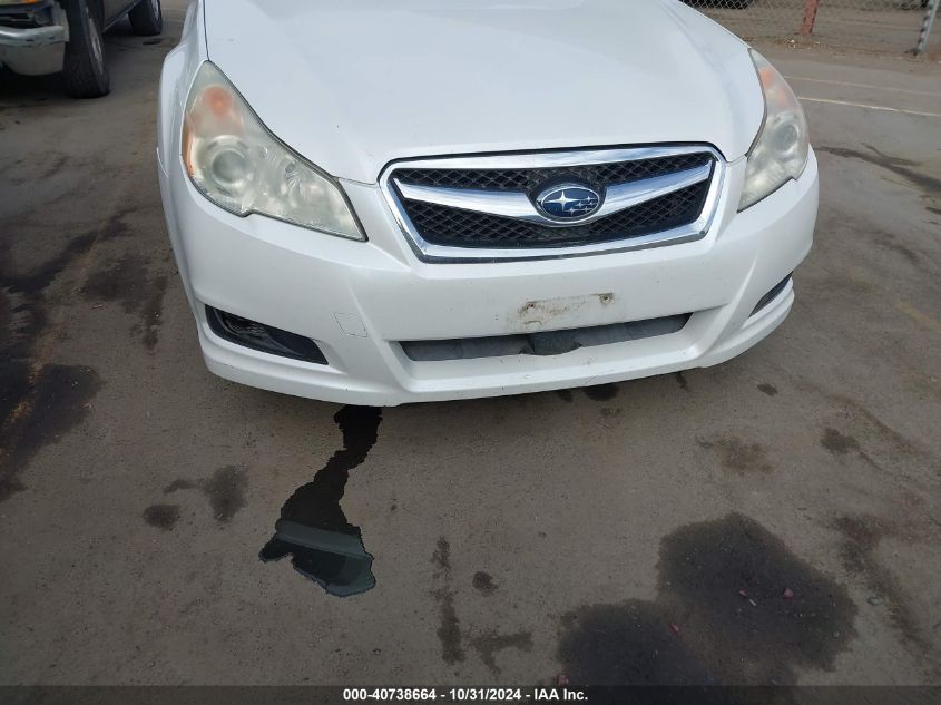 2011 Subaru Legacy 2.5I VIN: 4S3BMAA60B1250048 Lot: 40738664