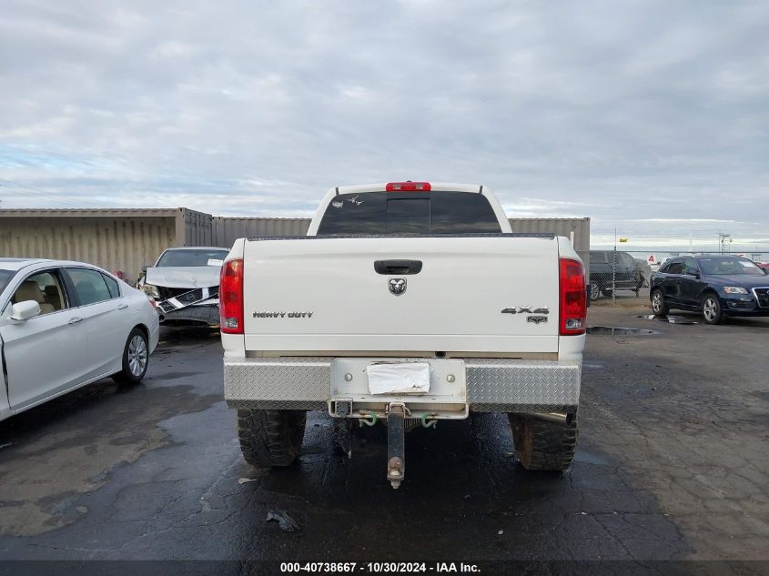 2006 Dodge Ram 2500 Laramie VIN: 3D7KS29C86G160164 Lot: 40738667