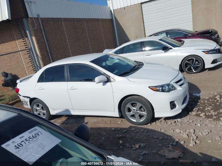 2013 Toyota Corolla S VIN: 2T1BU4EE8DC029993 Lot: 40738672