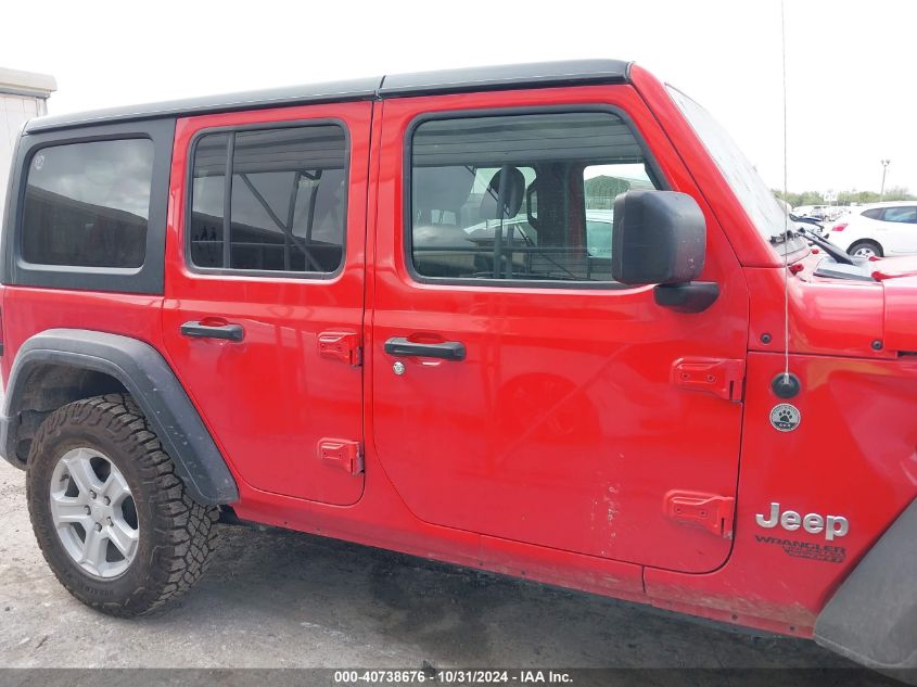 2021 Jeep Wrangler Unlimited Sport S 4X4 VIN: 1C4HJXDN1MW630837 Lot: 40738676