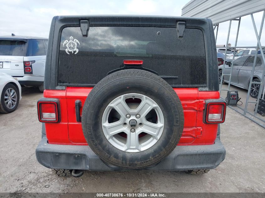 2021 Jeep Wrangler Unlimited Sport S 4X4 VIN: 1C4HJXDN1MW630837 Lot: 40738676