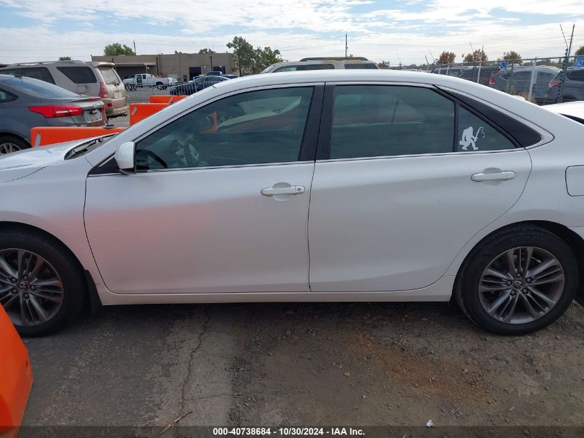 2016 Toyota Camry Se VIN: 4T1BF1FK6GU168410 Lot: 40738684