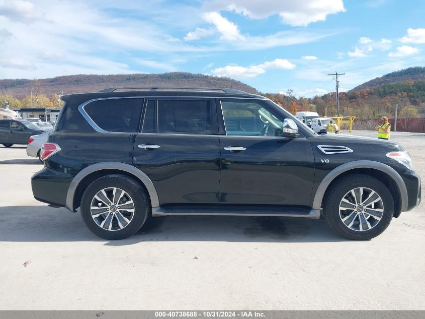 2019 Nissan Armada Sl VIN: JN8AY2NC6K9588355 Lot: 40738688