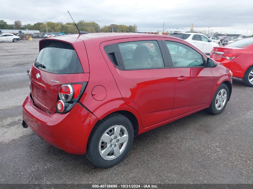 2013 Chevrolet Sonic Ls Auto VIN: 1G1JA6SH0D4136479 Lot: 40738690