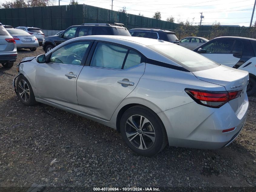 2022 Nissan Sentra Sv Xtronic Cvt VIN: 3N1AB8CV3NY264821 Lot: 40738694