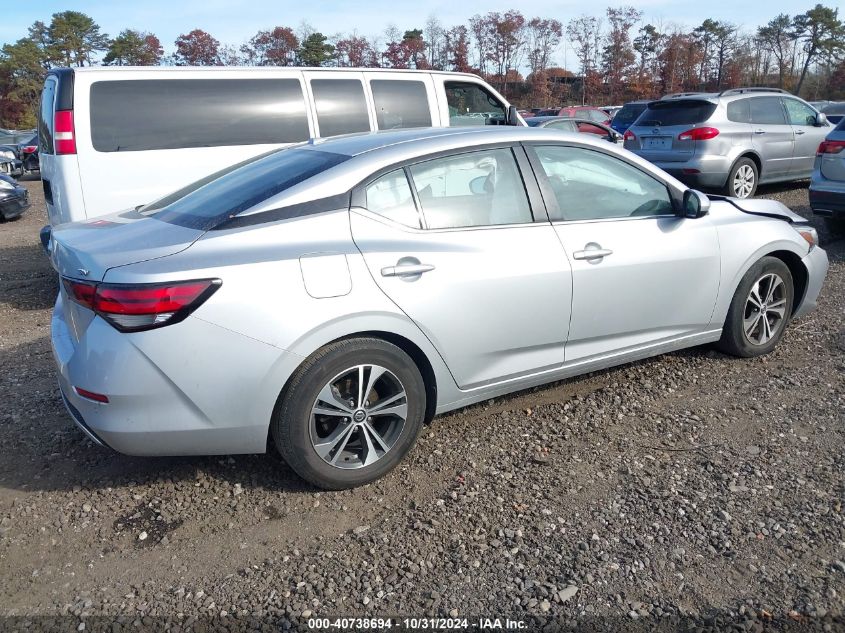 2022 Nissan Sentra Sv Xtronic Cvt VIN: 3N1AB8CV3NY264821 Lot: 40738694