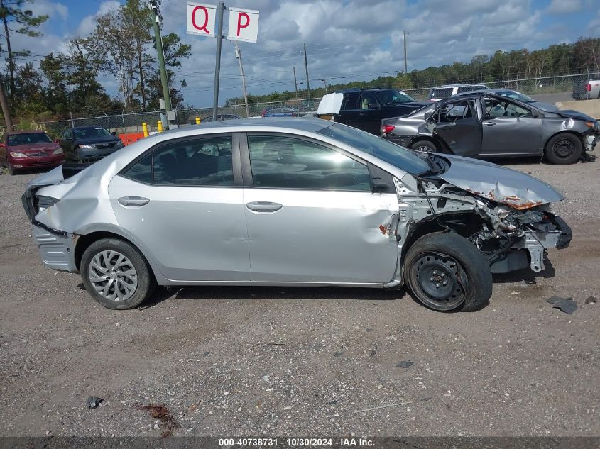 2018 Toyota Corolla Le VIN: 2T1BURHE8JC118807 Lot: 40738731