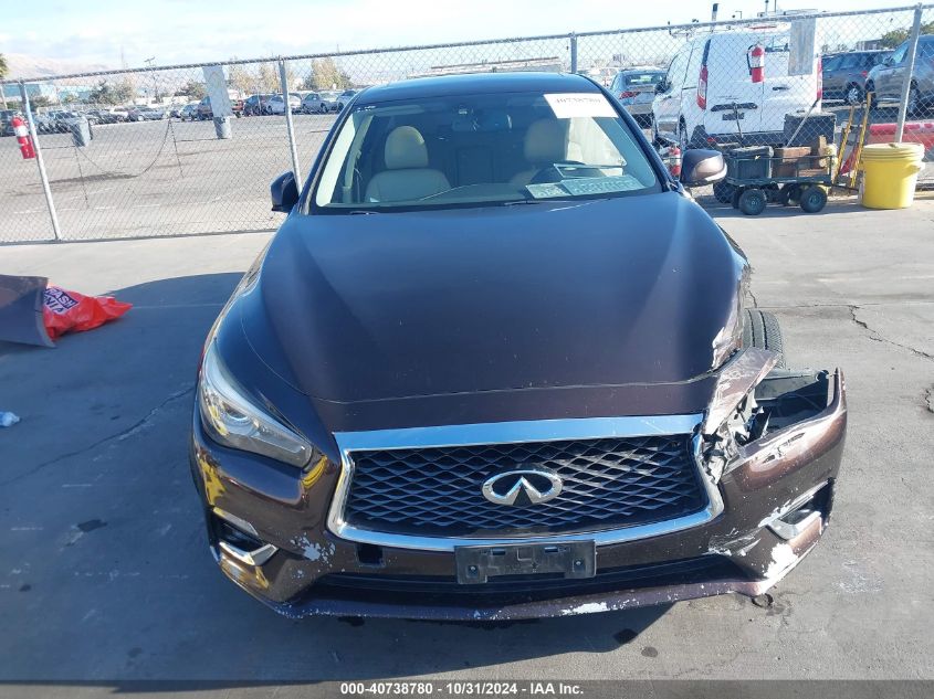 2018 Infiniti Q50 3.0T Luxe VIN: JN1EV7AP4JM363409 Lot: 40738780