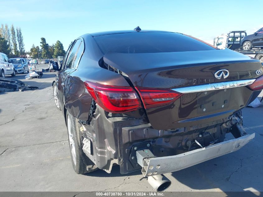 2018 Infiniti Q50 3.0T Luxe VIN: JN1EV7AP4JM363409 Lot: 40738780