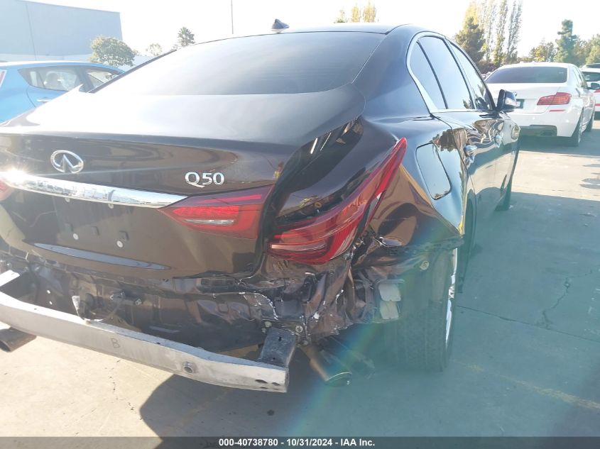 2018 Infiniti Q50 3.0T Luxe VIN: JN1EV7AP4JM363409 Lot: 40738780