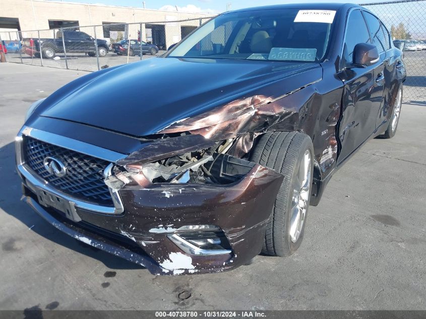 2018 Infiniti Q50 3.0T Luxe VIN: JN1EV7AP4JM363409 Lot: 40738780