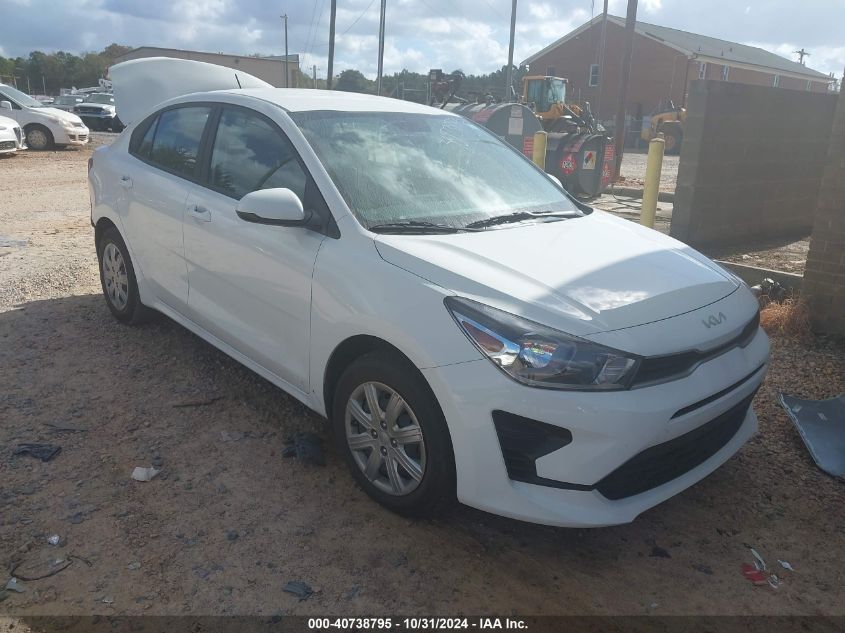 VIN 3KPA24AD1NE463416 2022 KIA Rio, LX no.1