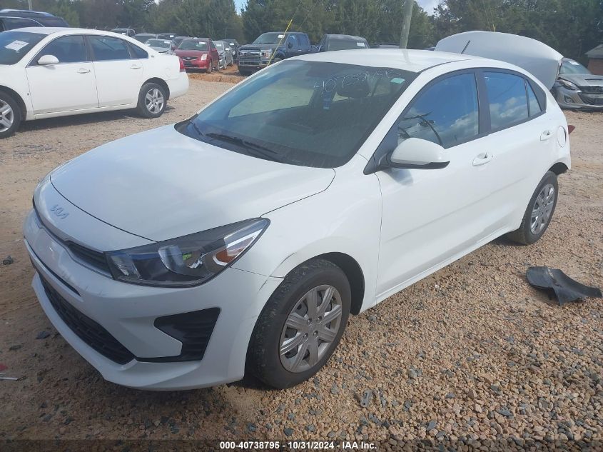 VIN 3KPA24AD1NE463416 2022 KIA Rio, LX no.2