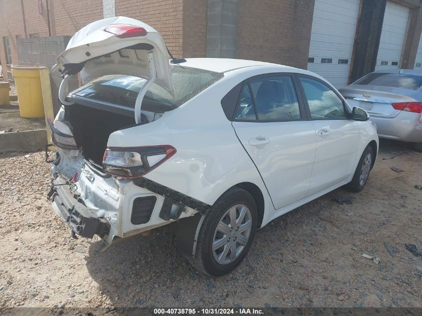 VIN 3KPA24AD1NE463416 2022 KIA Rio, LX no.4