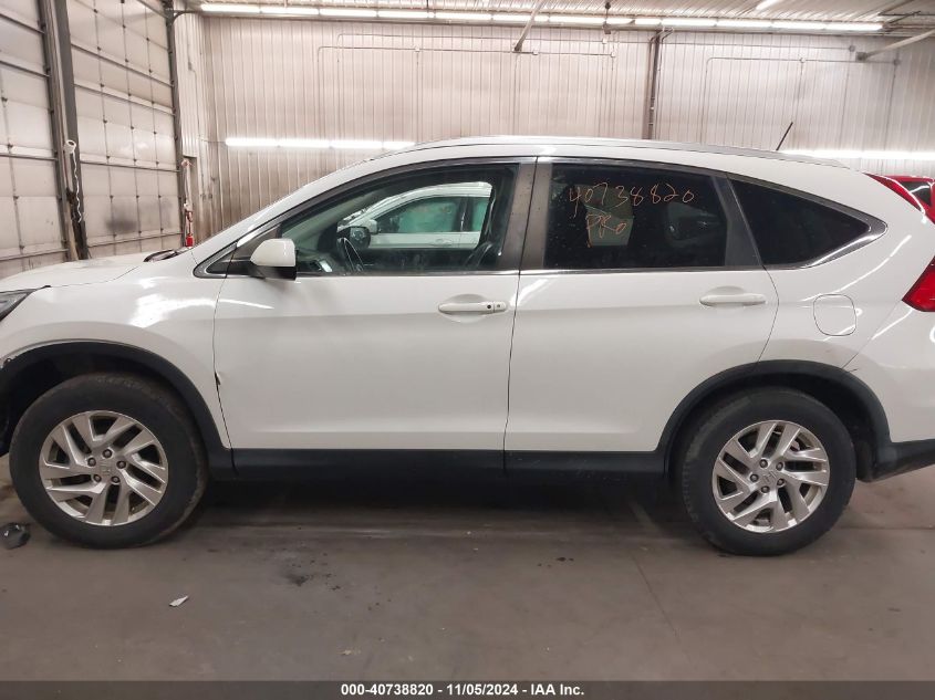 2015 Honda Cr-V Ex-L VIN: 5J6RM4H77FL010983 Lot: 40738820