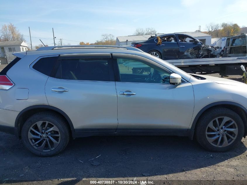 2016 Nissan Rogue Sl VIN: 5N1AT2MV4GC778660 Lot: 40738837