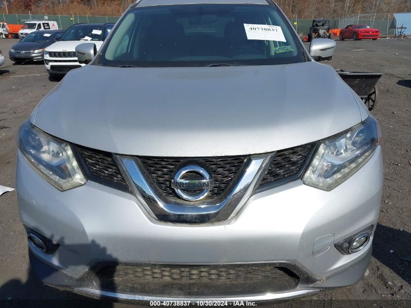 2016 Nissan Rogue Sl VIN: 5N1AT2MV4GC778660 Lot: 40738837