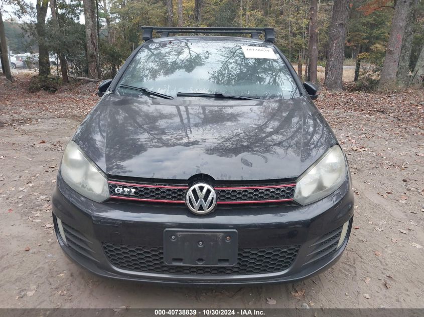 2012 Volkswagen Gti 2-Door Autobahn VIN: WVWFV7AJ2CW223427 Lot: 40738839