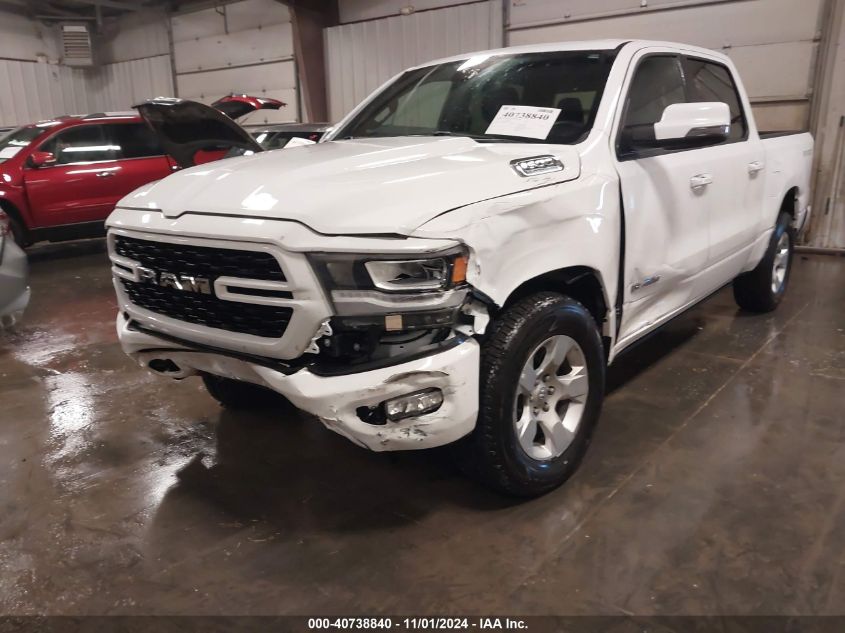 2023 Ram 1500 Big Horn 4X4 5'7 Box VIN: 1C6SRFFT8PN556404 Lot: 40738840