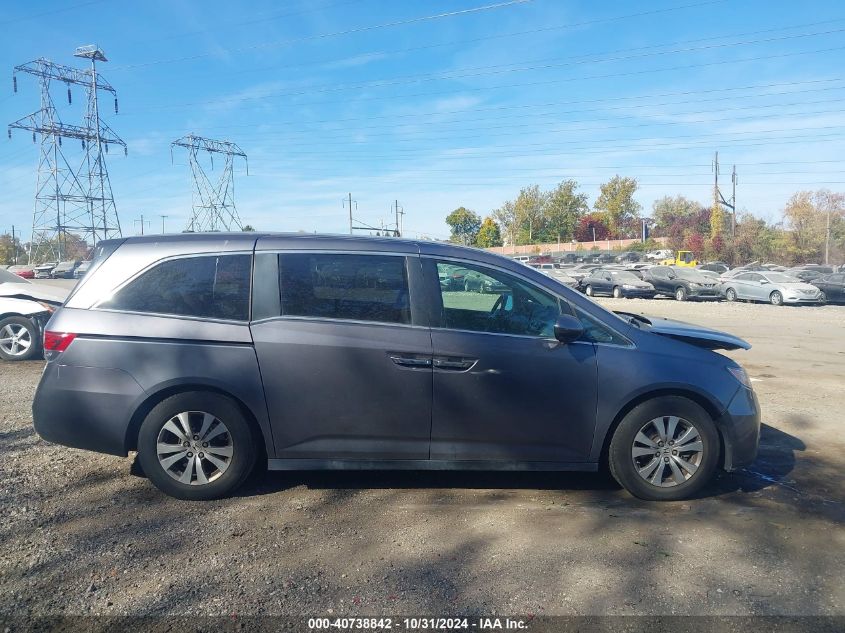 2014 Honda Odyssey Ex-L VIN: 5FNRL5H66EB083236 Lot: 40738842