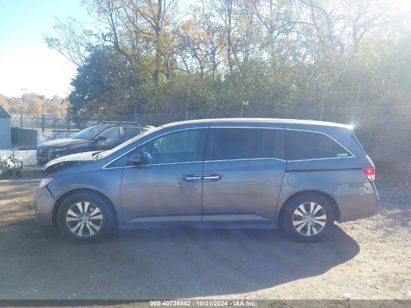 2014 Honda Odyssey Ex-L VIN: 5FNRL5H66EB083236 Lot: 40738842