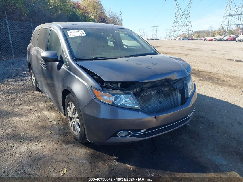 2014 Honda Odyssey Ex-L VIN: 5FNRL5H66EB083236 Lot: 40738842