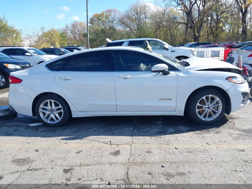 2019 Ford Fusion Hybrid Se VIN: 3FA6P0LU5KR207173 Lot: 40738906