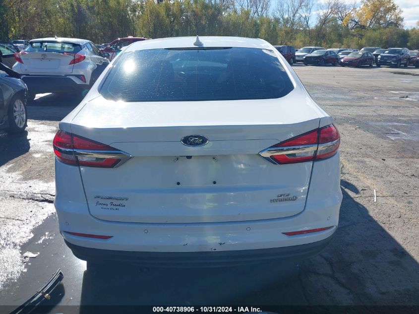 2019 Ford Fusion Hybrid Se VIN: 3FA6P0LU5KR207173 Lot: 40738906