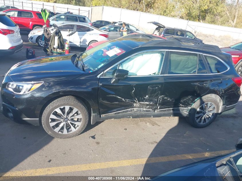 2017 Subaru Outback 2.5I Limited VIN: 4S4BSANC1H3231734 Lot: 40738908