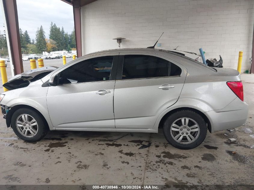 2014 Chevrolet Sonic Lt Auto VIN: 1G1JC5SH1E4106882 Lot: 40738946