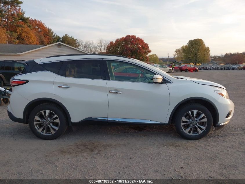 2016 Nissan Murano Sv VIN: 5N1AZ2MH3GN131230 Lot: 40738952