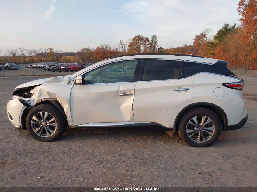 2016 Nissan Murano Sv VIN: 5N1AZ2MH3GN131230 Lot: 40738952