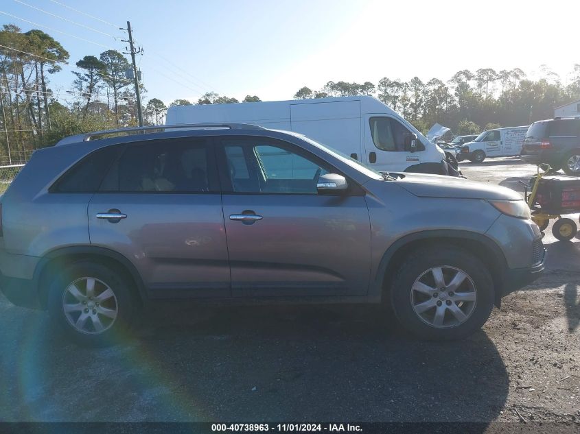 2012 Kia Sorento Lx V6 VIN: 5XYKT4A28CG296875 Lot: 40738963