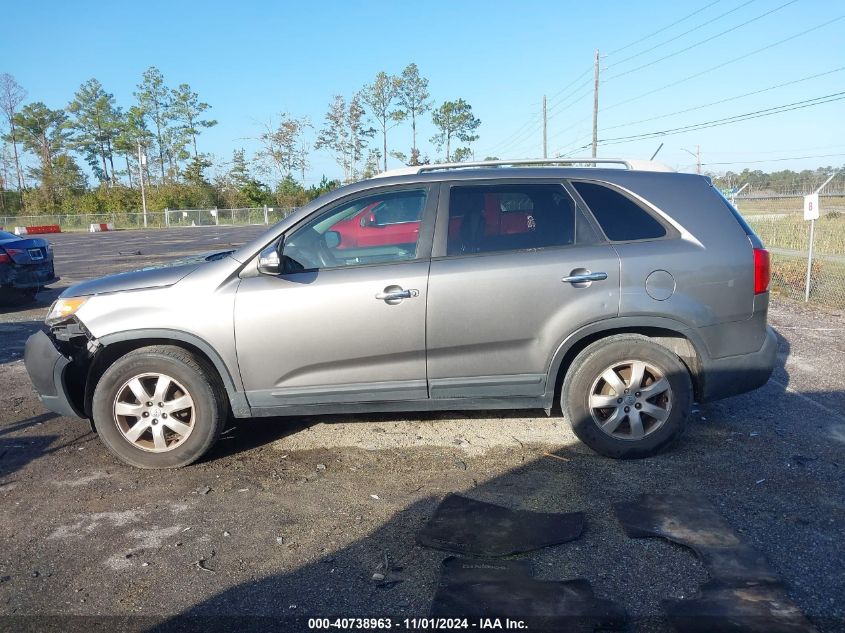 2012 Kia Sorento Lx V6 VIN: 5XYKT4A28CG296875 Lot: 40738963