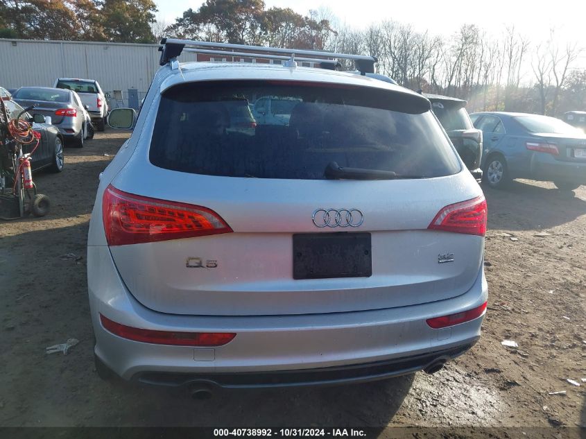 2012 Audi Q5 3.2 Premium Plus VIN: WA1DKAFP3CA073703 Lot: 40738992