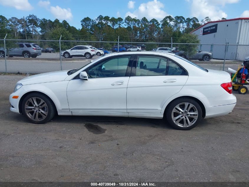 2014 Mercedes-Benz C-Class C 250 Sport/Luxury VIN: WDDGF4HB8EA963438 Lot: 40739049