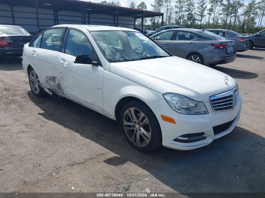 2014 Mercedes-Benz C-Class C 250 Sport/Luxury VIN: WDDGF4HB8EA963438 Lot: 40739049