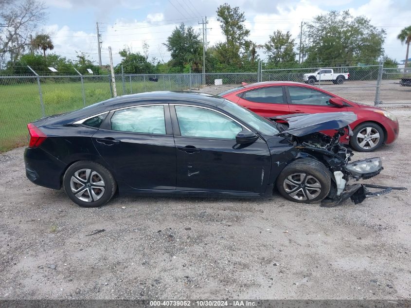 2018 Honda Civic Lx VIN: 19XFC2F5XJE007191 Lot: 40739052