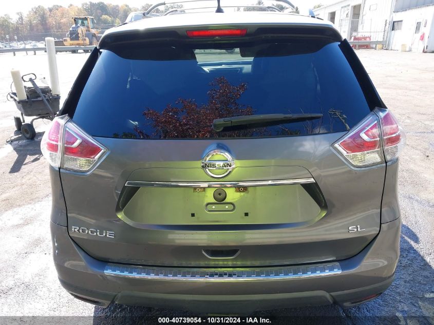 2015 Nissan Rogue Sl VIN: 5N1AT2MT9FC825582 Lot: 40739054