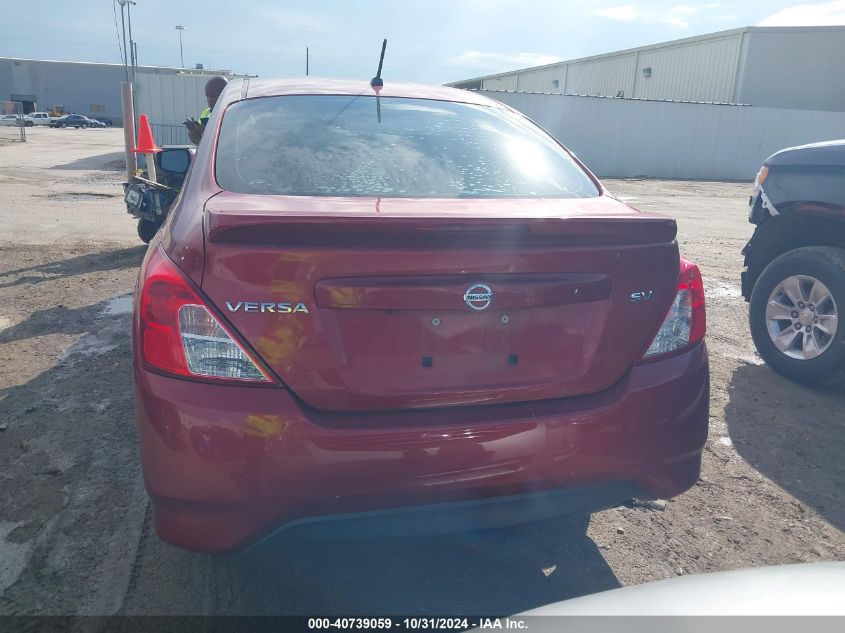 2019 Nissan Versa 1.6 Sv VIN: 3N1CN7APXKL807301 Lot: 40739059