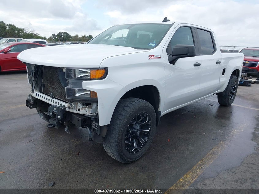 2021 CHEVROLET SILVERADO 1500 4WD  STANDARD BED WT - 3GCPYAEH1MG289385